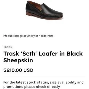 Trask | Shoes | Trask Seth Loafer In Black Sheepskin Sz 15  display picture 2